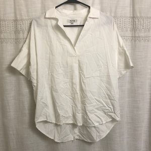 White short sleeve blouse